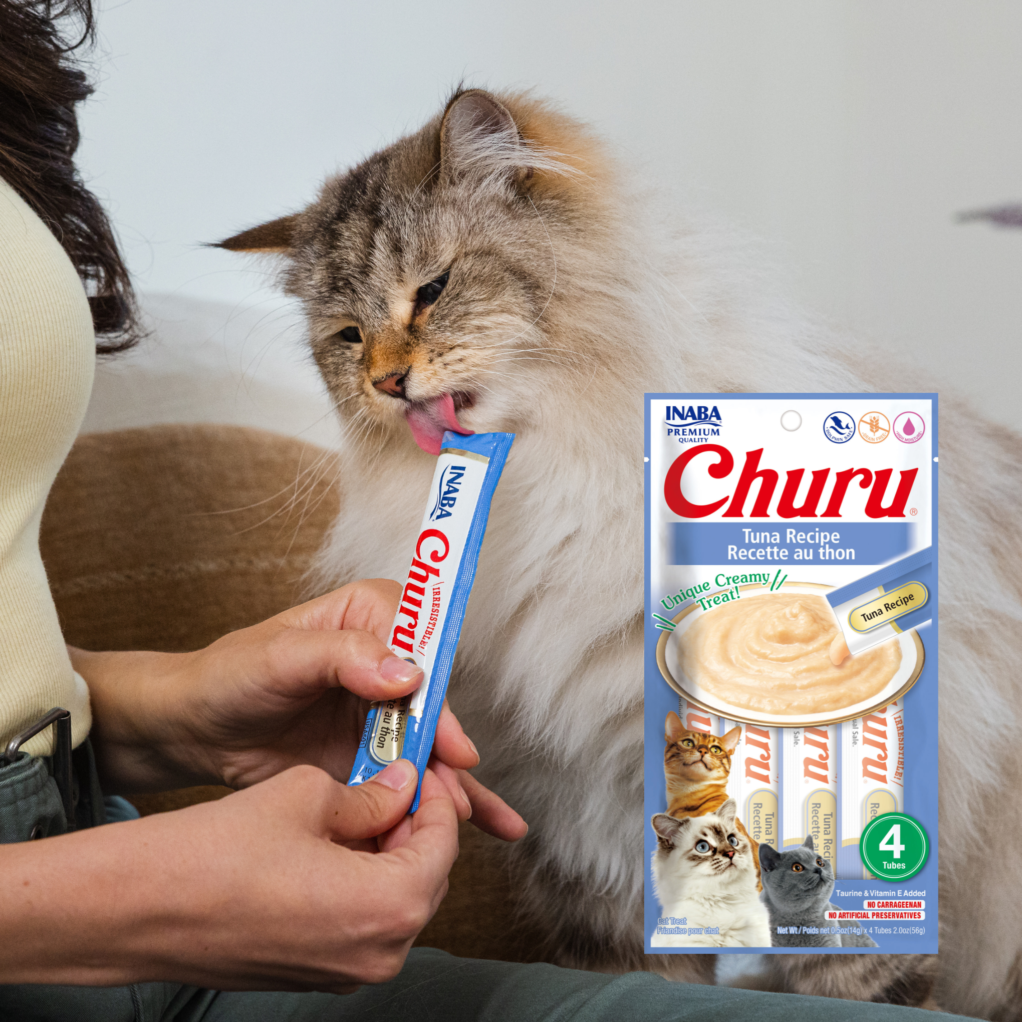 Churu Tuna Puree lifestyle