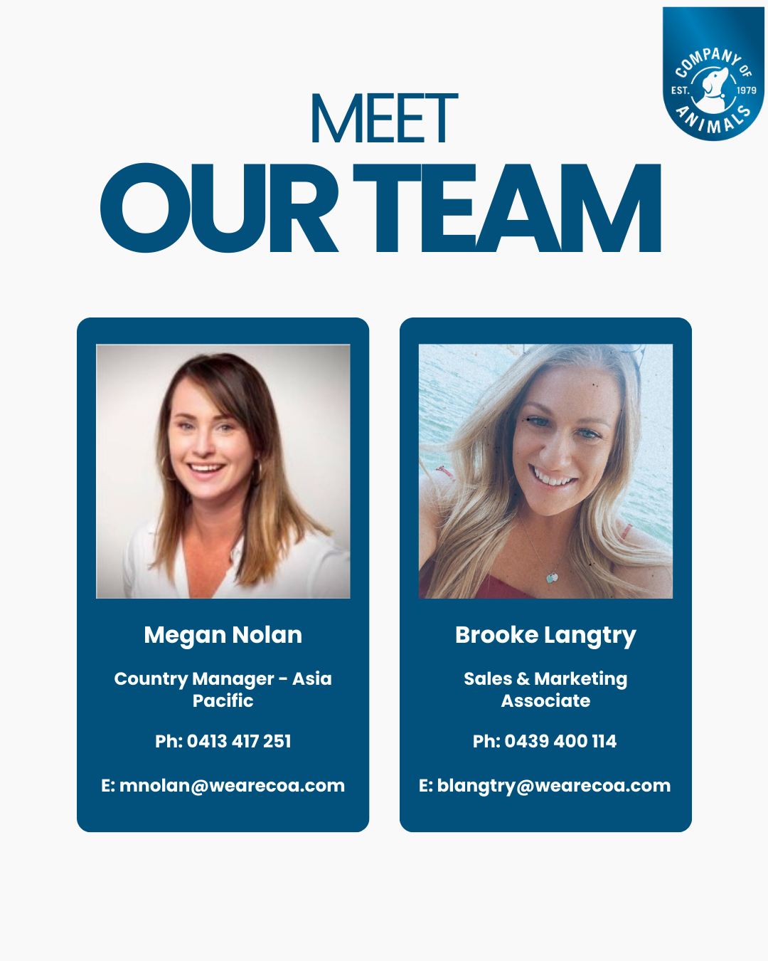 Company of Animals Meet Our Team